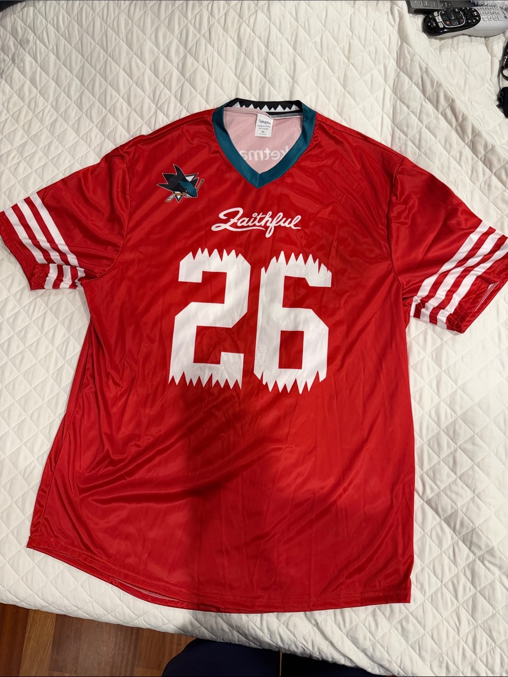 San Jose Sharks Giveaway / Promo - 49ers Jersey XL 1/23/26